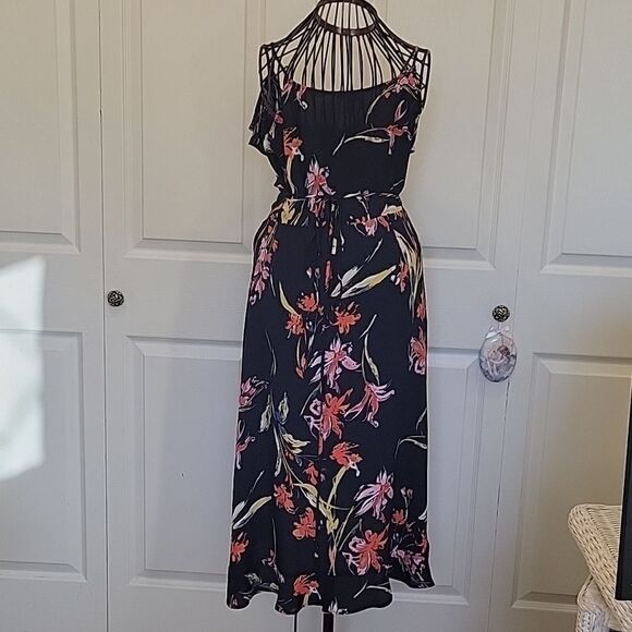 LEITH Floral High Low Wrap Dress Size XS - Picture 6 of 7